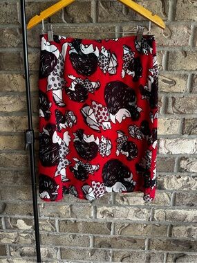 Vintage JC de Castelbajac Pop Art Graphic Print Mini Skirt Made In Italy Size 46